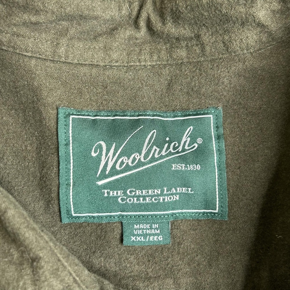 Woolrich Shirt Mens XXL Green Label Utility Collection Long Sleeve Button Up - Picture 5 of 10